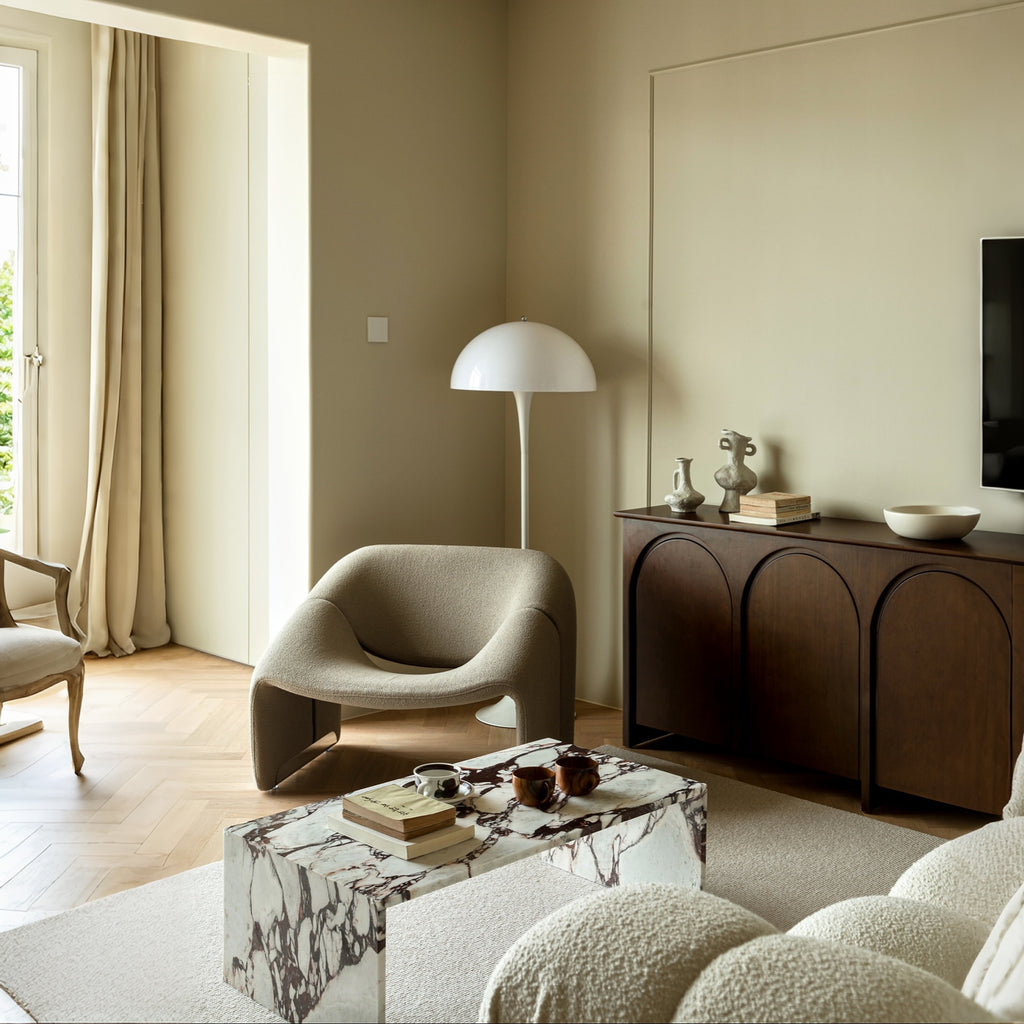 COZONI Chase Cotton Linen Armchair
