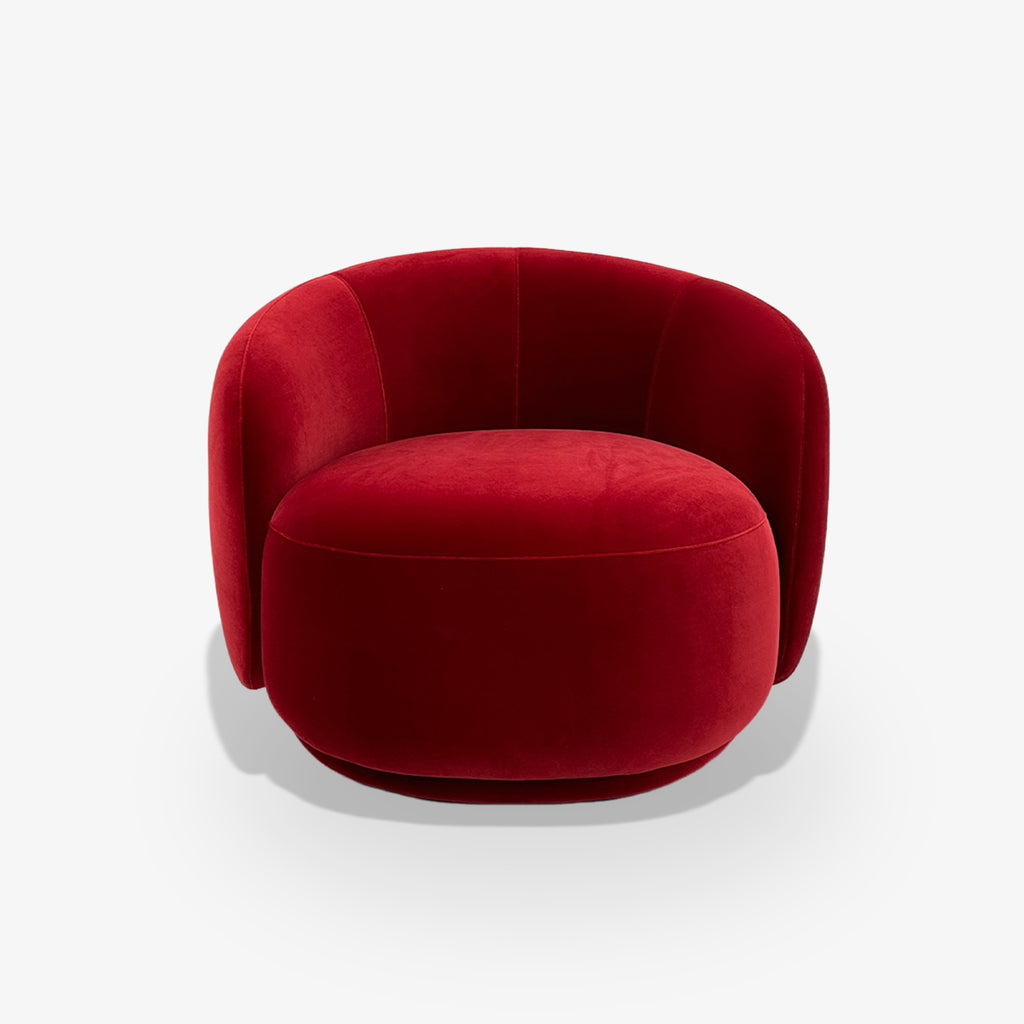 COZONI Dove Velvet Armchair