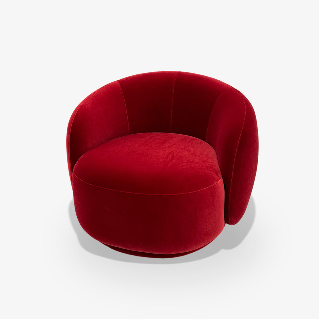 COZONI Dove Velvet Armchair