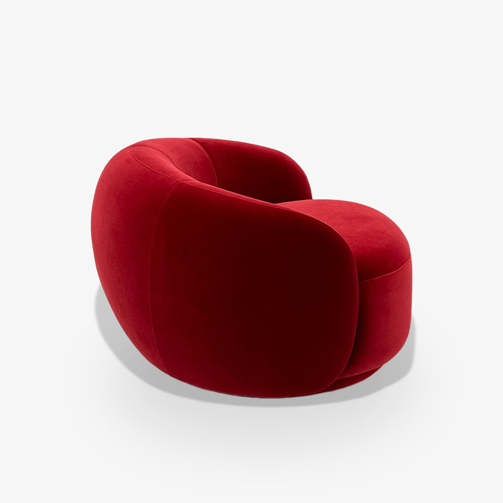 COZONI Dove Velvet Armchair