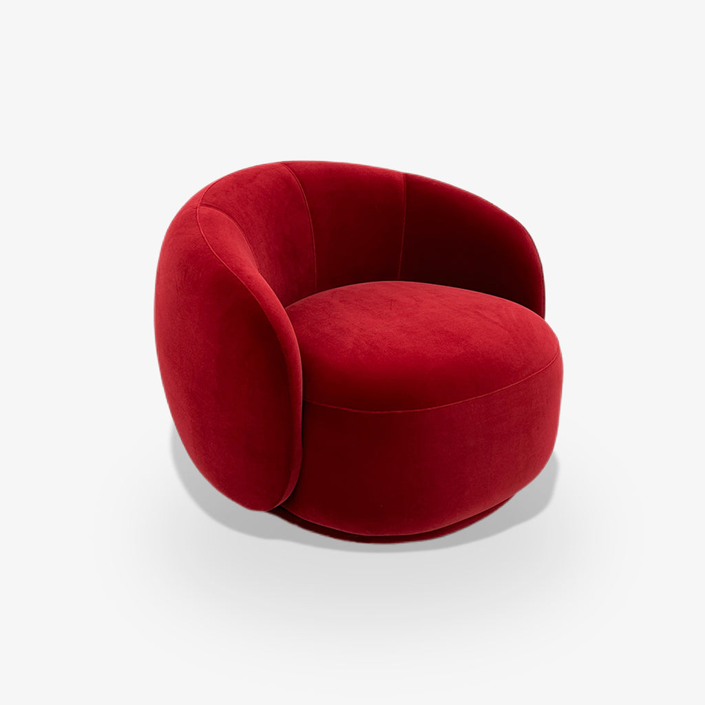 COZONI Dove Velvet Armchair