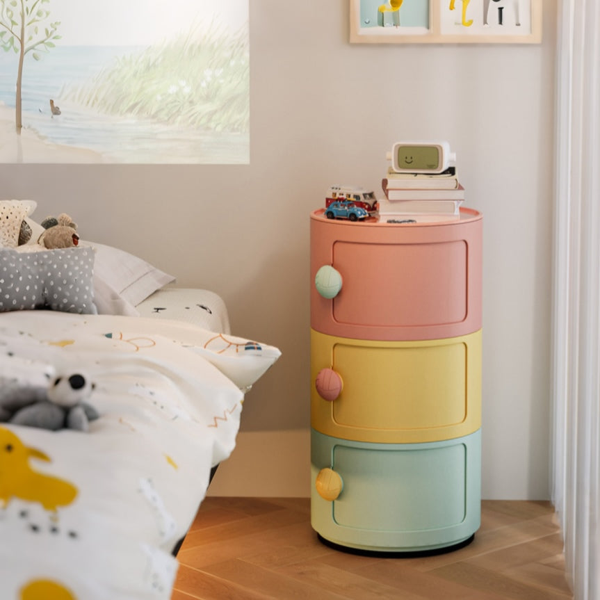COZONI Kids‘ Round Storage Unit - 3 Tier