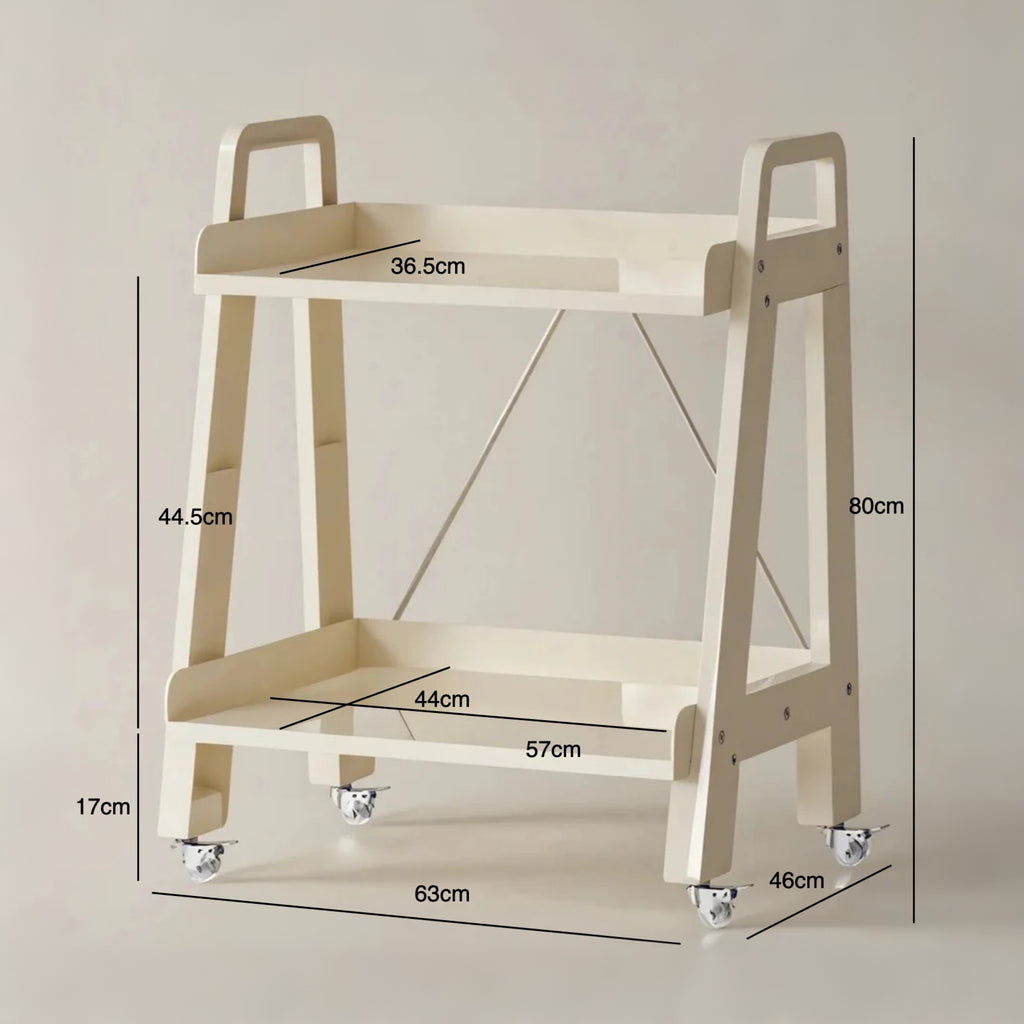COZONI Morton Shelving Unit with Wheels