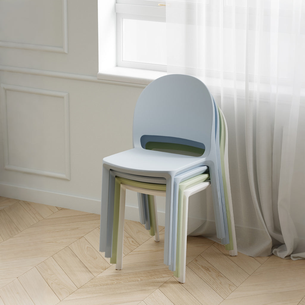 COZONI Tulip Stackable Dining Chair
