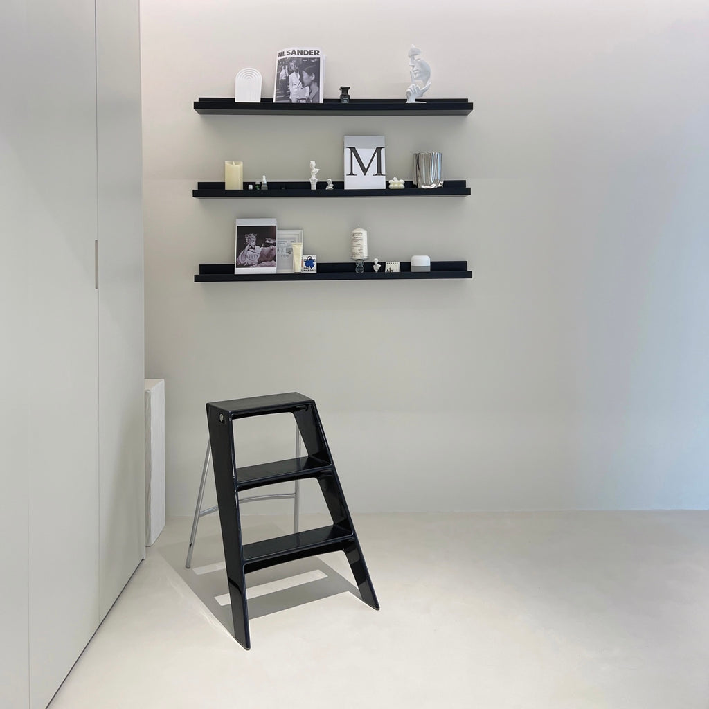 COZONI Folding Step Ladder - Black