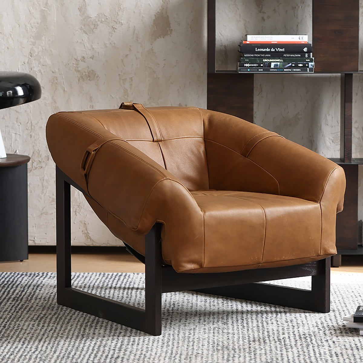 COZONI Eltham Lounge Chair Rich topgrain leather Armchair