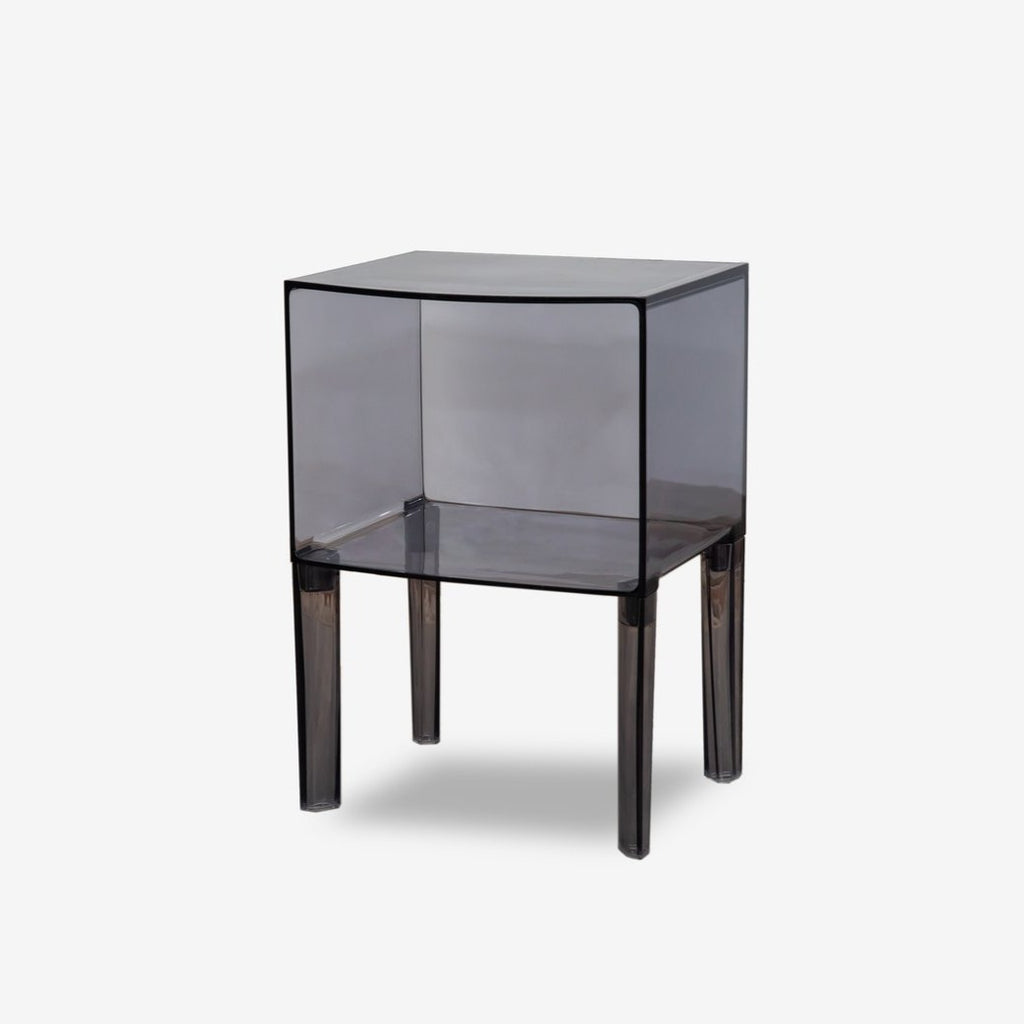 COZONI Cube Side Table (Smoke Grey)