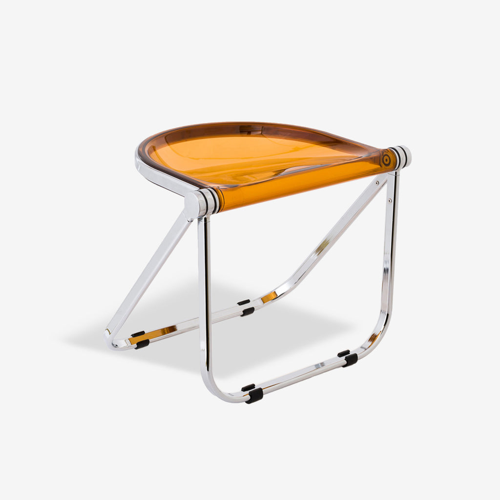 Cozoni Folding Stool - Transparent Orange