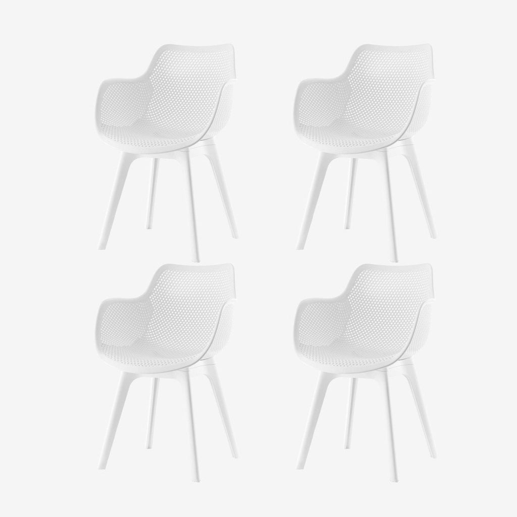 COZONI Mesh Bucket Dining Chair - Set of 4