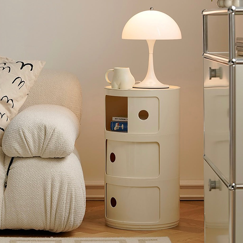 COZONI Round Storage Unit - 3 Tier