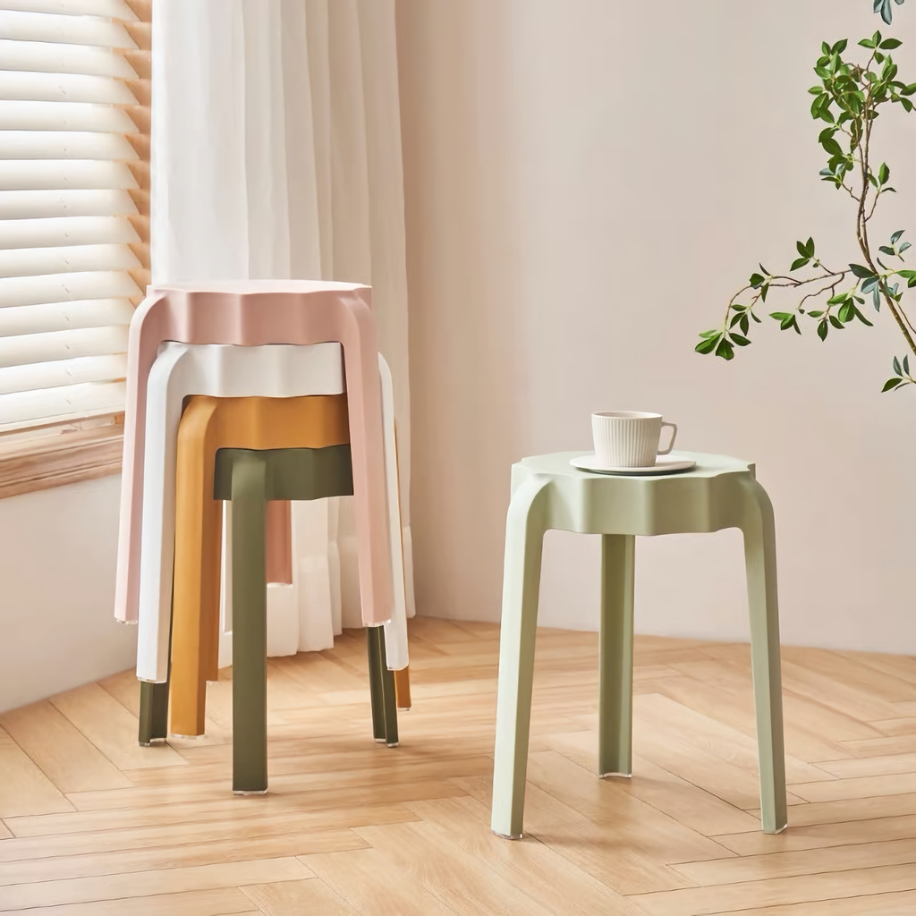 COZONI Set of 4 Petal Stools