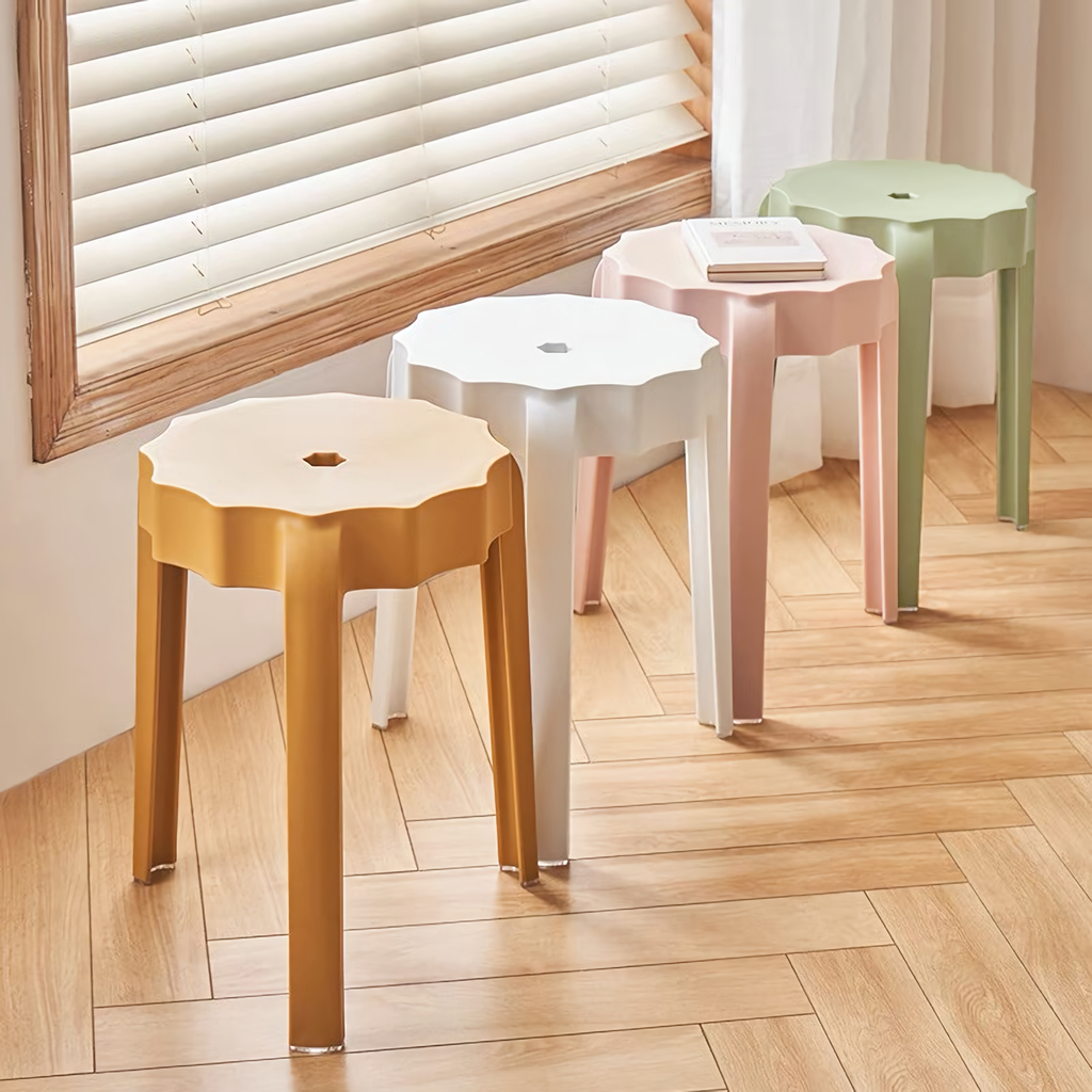 COZONI Set of 4 Petal Stools