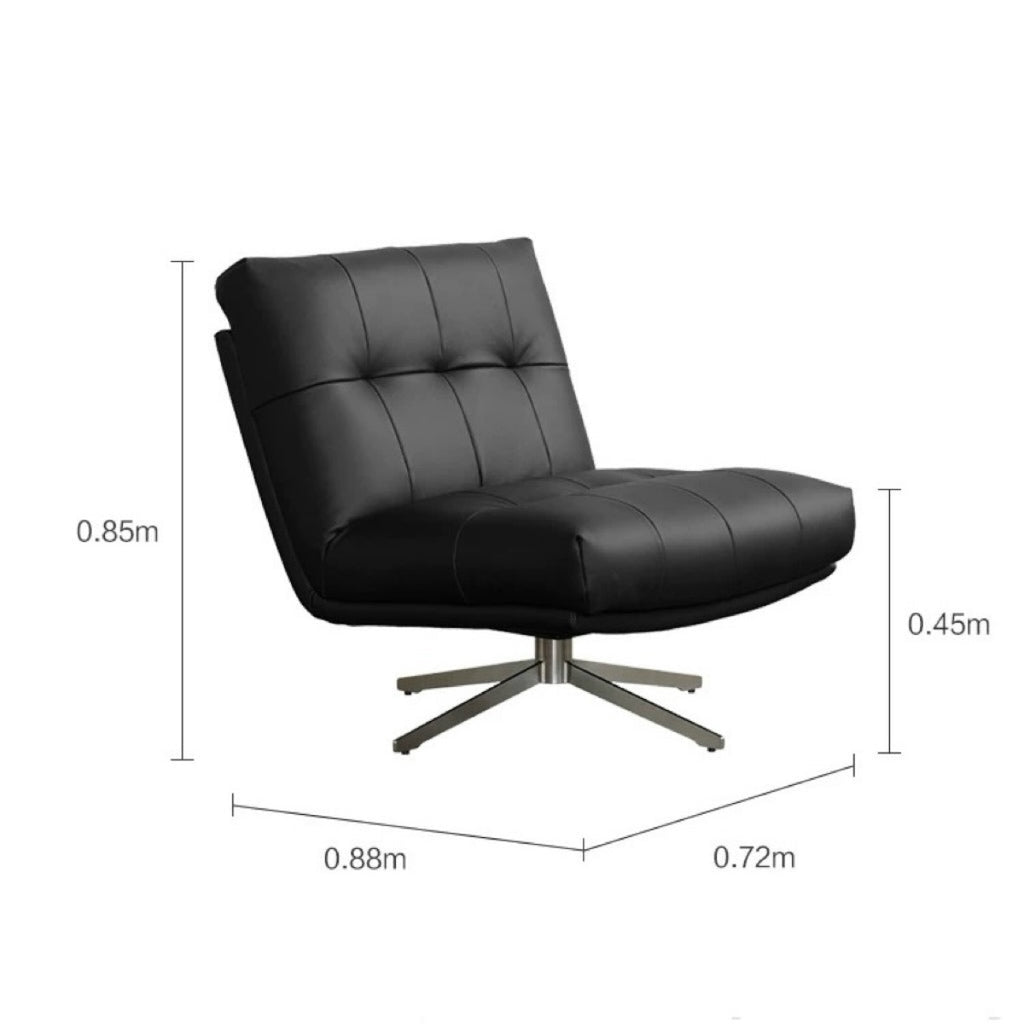 COZONI Biancca Swivel Lounge Chair