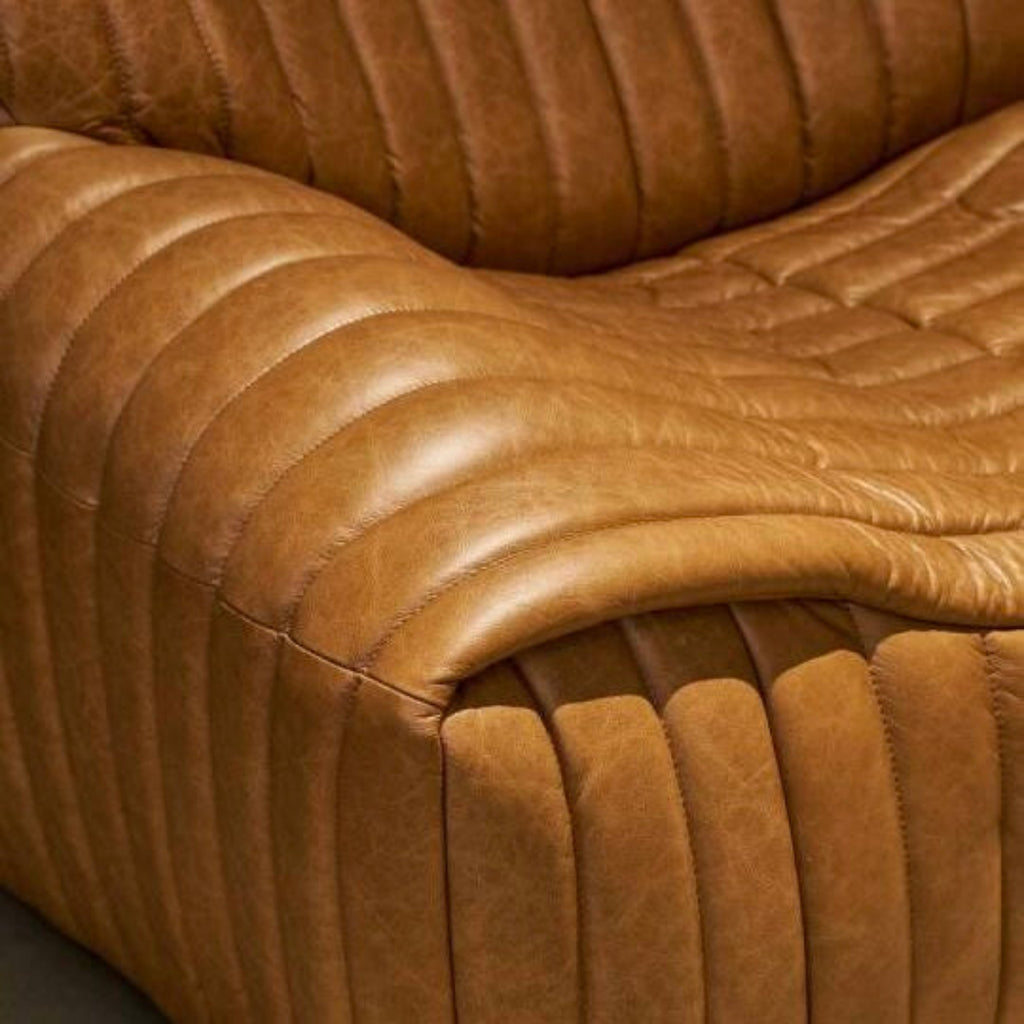 COZONI Caspian 3 Seater Leather Sofa