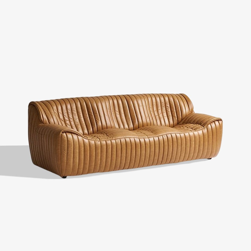 COZONI Caspian 3 Seater Leather Sofa