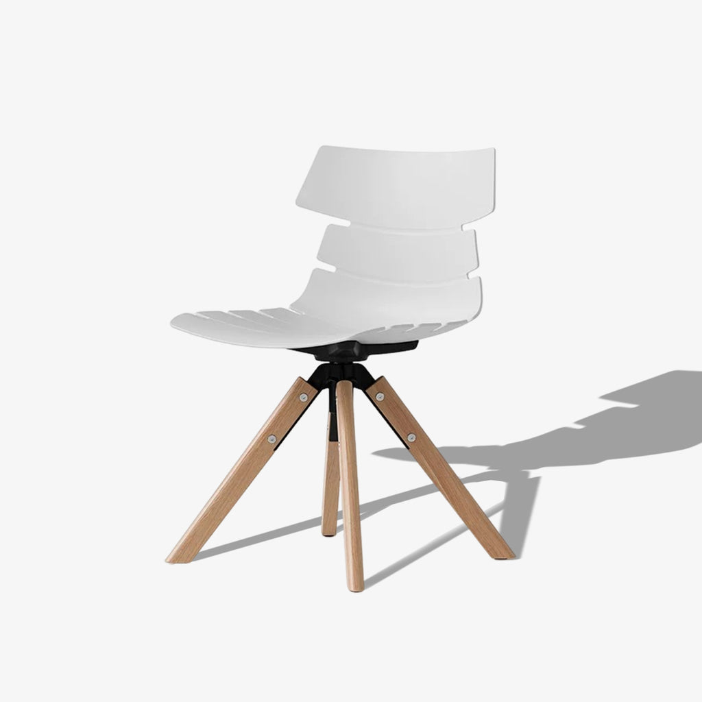 COZONI Concord Office Chair with Natural Timber Legs