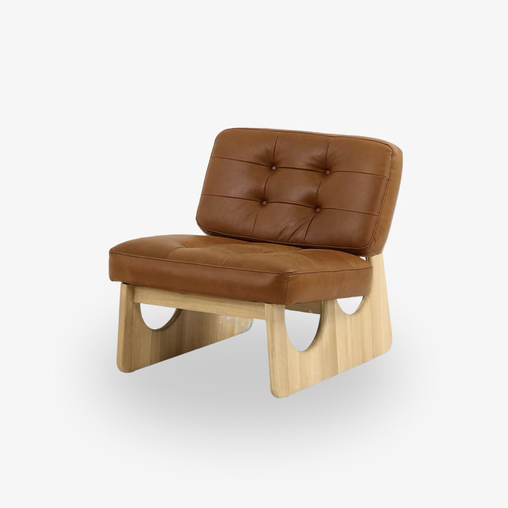 COZONI Ken Lounge Chair - Genuine Leather