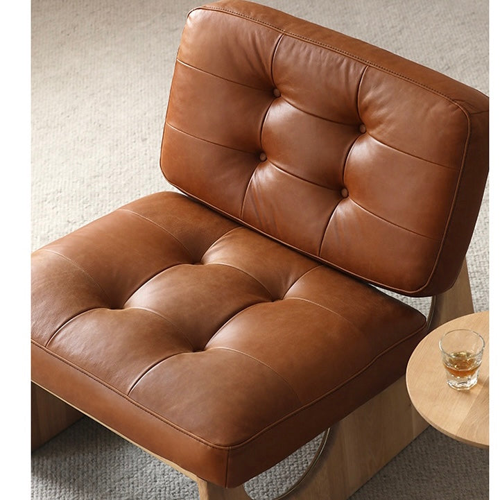 COZONI Ken Lounge Chair - Genuine Leather