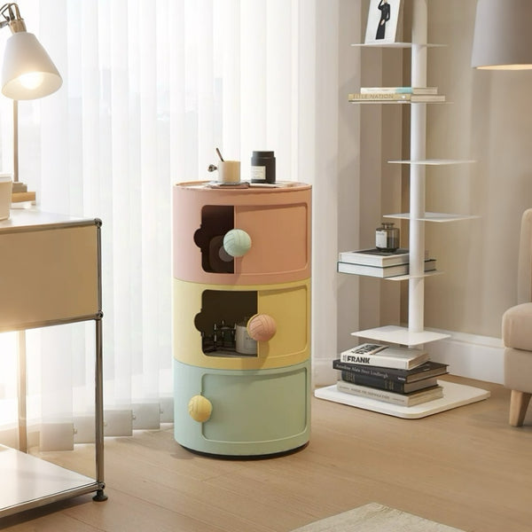 COZONI Kids‘ Round Storage Unit - 3 Tier