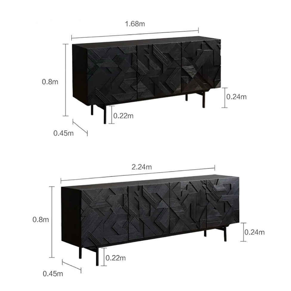COZONI Linus Sideboard - 3/4 Doors
