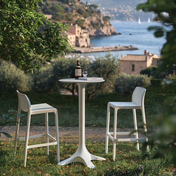 COZONI Marka Round Outdoor Bar Table