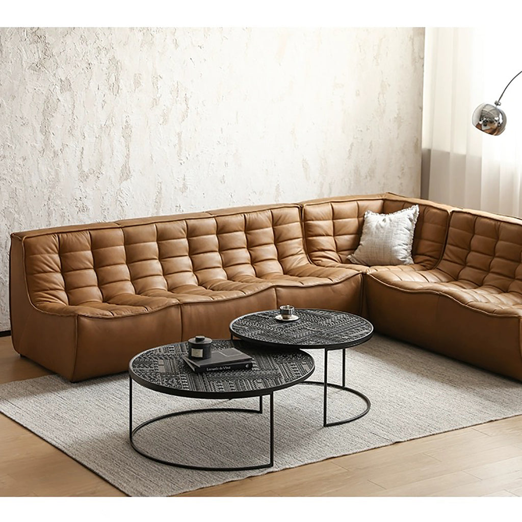 COZONI Nirvana Modules Sofa - Genuine Leather