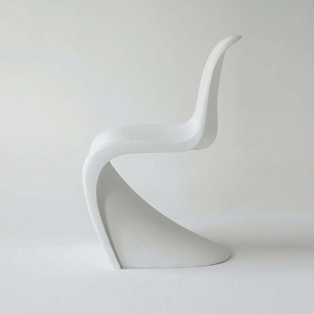 COZONI Set of 2 Anthropomorphic Chair (Matte White)