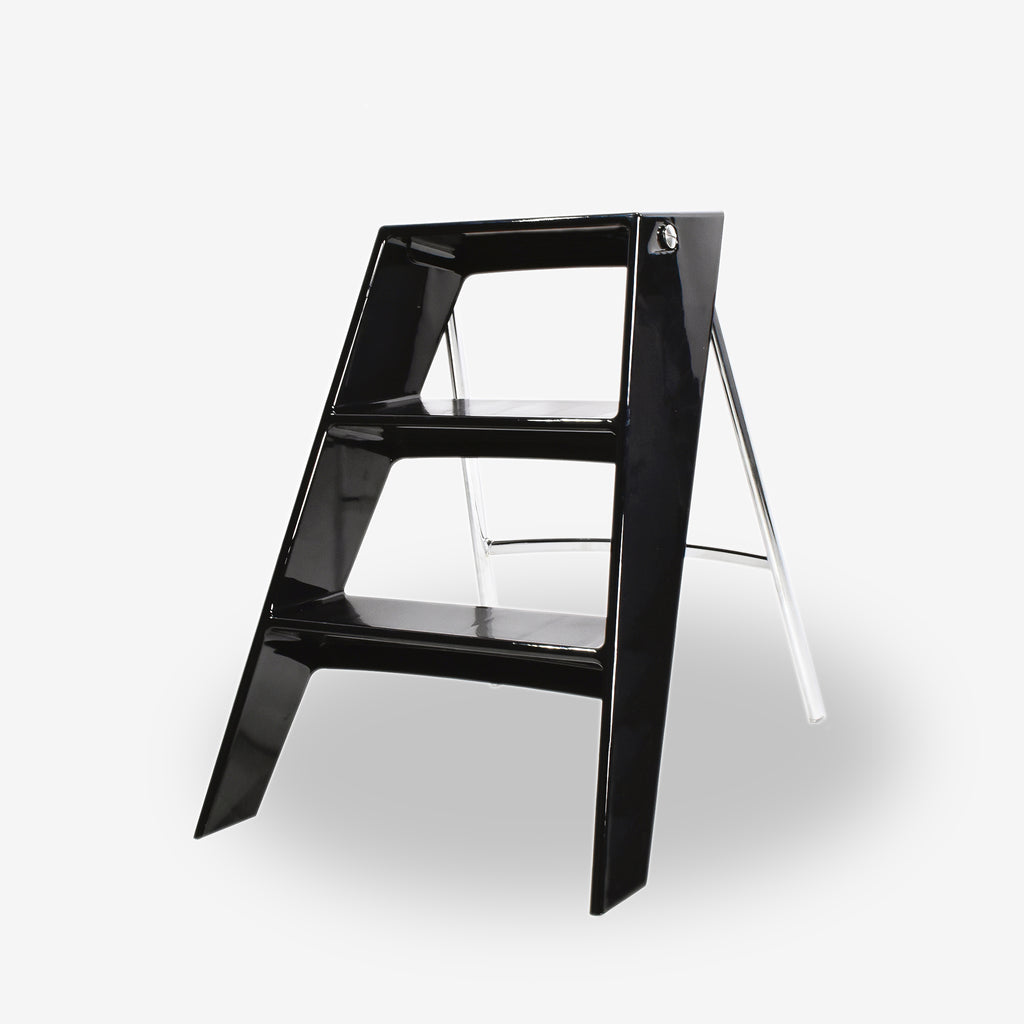 COZONI Folding Step Ladder - Black