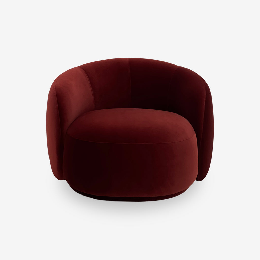 COZONI Dove Velvet Armchair