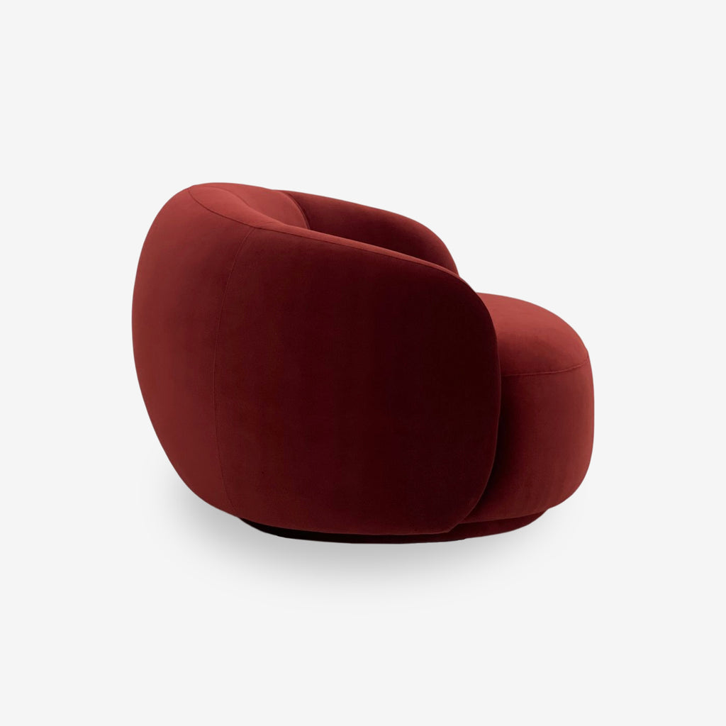 COZONI Dove Velvet Armchair