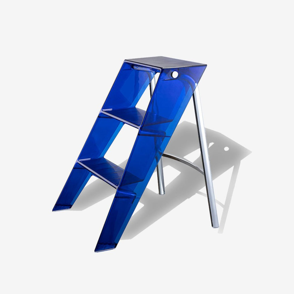 COZONI Folding Step Ladder (Smoke Blue)