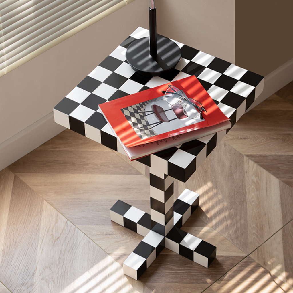 COZONI Checkerboard Side Table