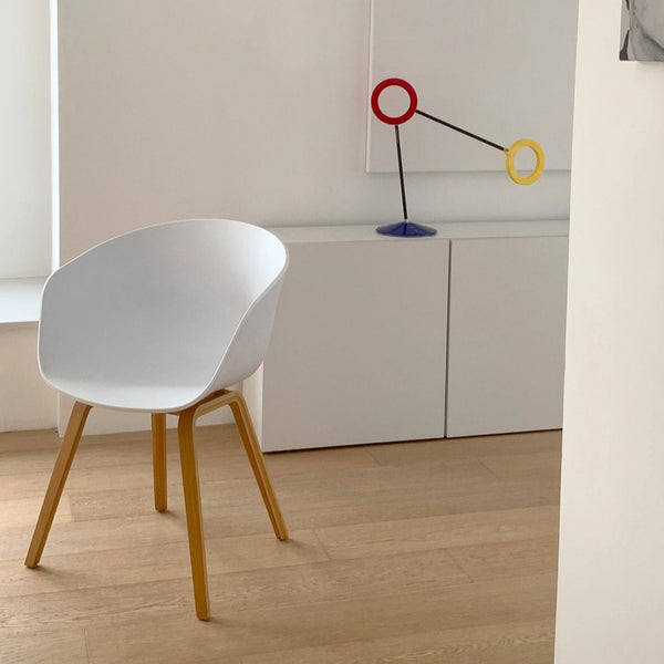 COZONI Nemo Dining Chair with Natural Timber Legs