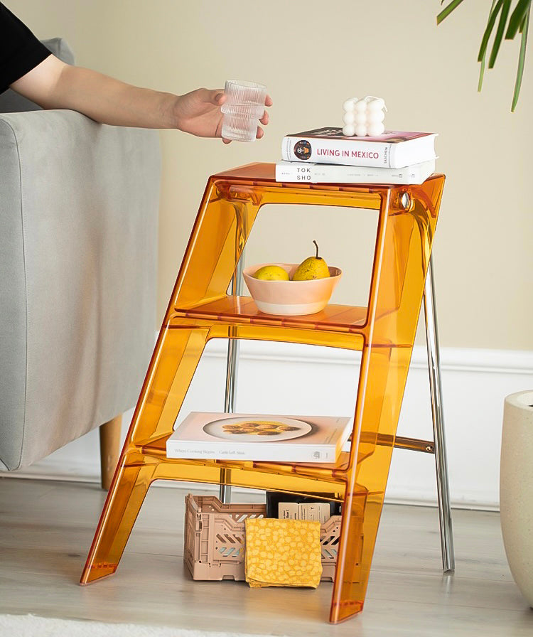 COZONI Folding Step Ladder (Smoke Orange)