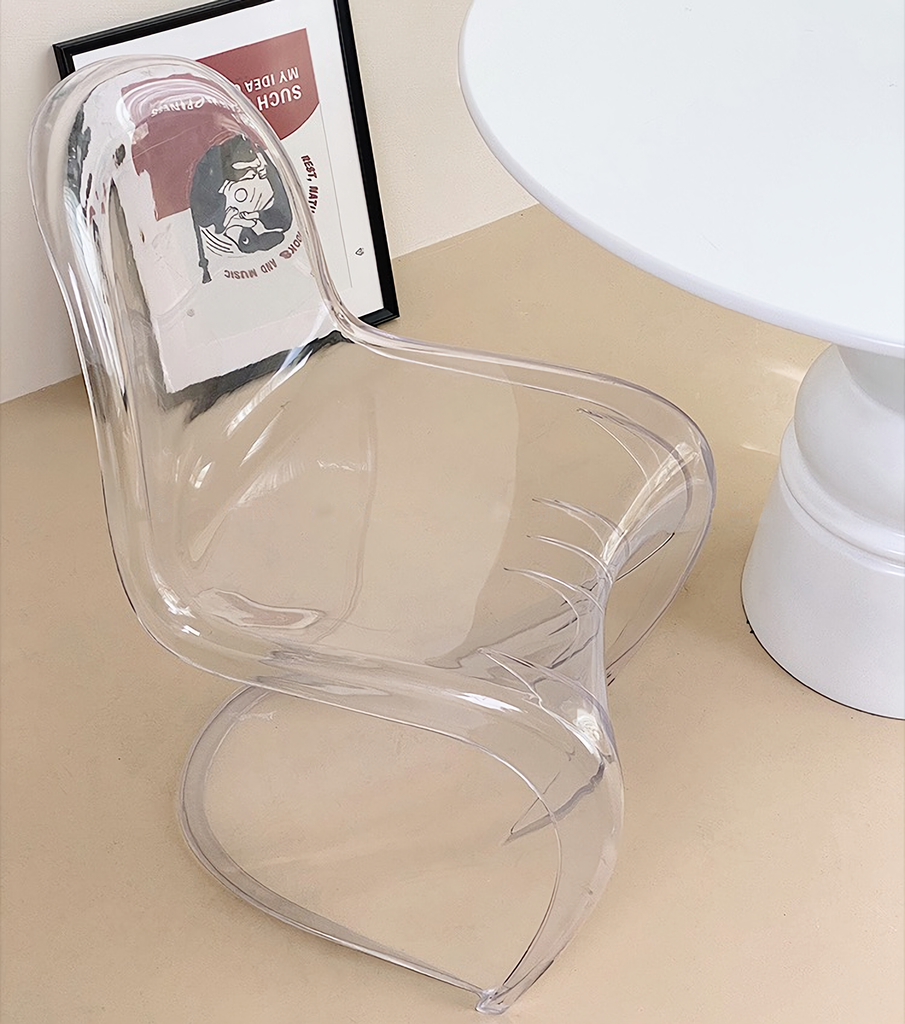 COZONI Set of 2 Anthropomorphic Chair (Transparent)