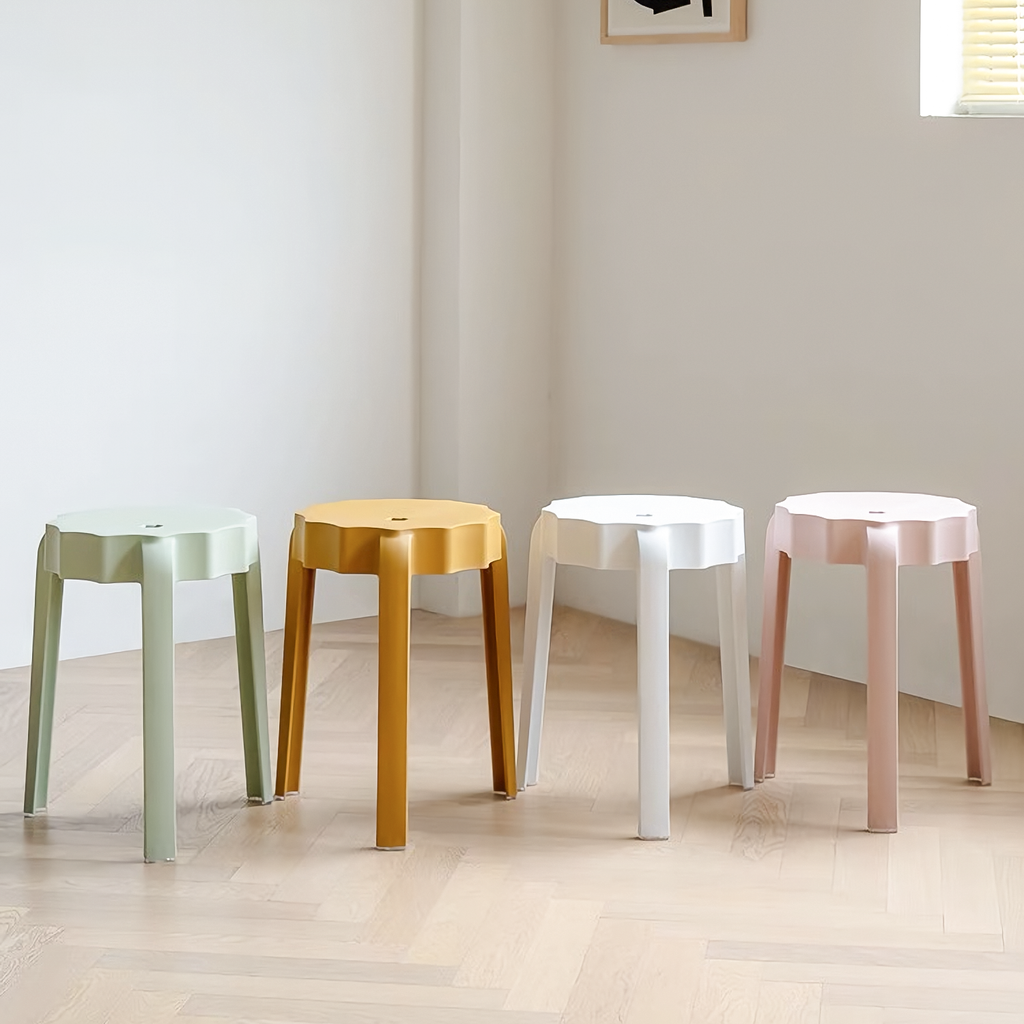 COZONI Set of 4 Petal Stools